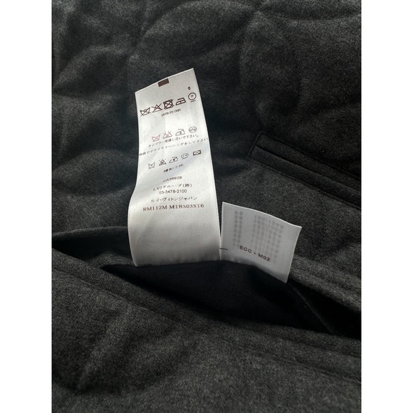 Louis Vuitton Navy Embroidered Reversible Bomber Jacket - Picture 8 of 8